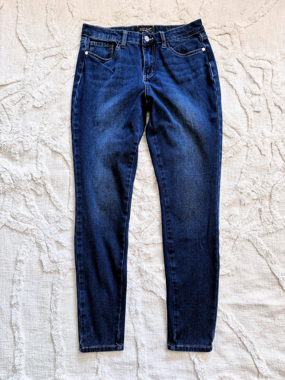Judy Blue Skinny Jeans Women’s 5/27 Dark Wash Stretch Denim